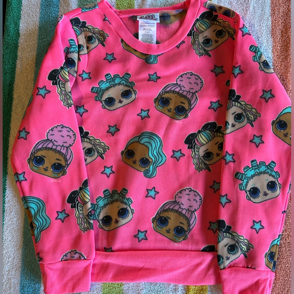 Girls LOL sweater size 8